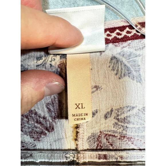 Knox Rose Cardigan Sweater Women's XL Multicolor Floral 100% Rayon Open Front - Picture 4 of 11